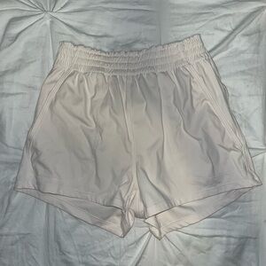 HoneyCut Tempo Shorts in White/Creme